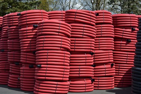 DN  40 koruflex chránička - červená 2